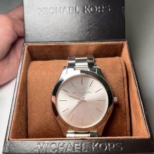 Micheal Kors Silver Watch